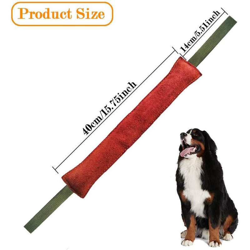 Dog Tug Toy, Dog Training Bite Pillow Tug of War Toy for Medium to Large Dogs Durable, Fire Hose Dog Tugger with Two Strong Handles, Interactive Dog Pull Toys Best for Tug of War Fetch Training - PawsPlanet Australia