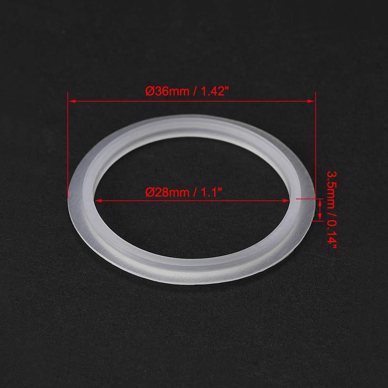 [Australia] - uxcell Silicone Kitchen Bathroom Strainer Washer Drain Gasket 36mm OD White 