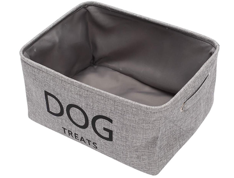 Morezi Canvas storage basket bin chest organizer - perfect for organizing pet dog food and treats with plastic package - PawsPlanet Australia