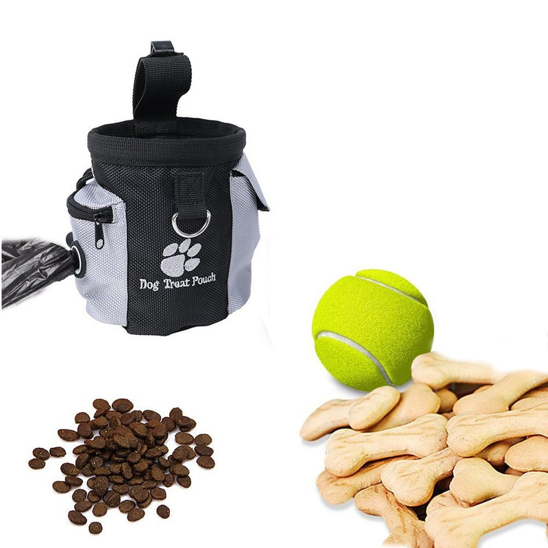 KYD Dog Treat Pouch Waist Bag for Carry Pet Toys Snacks Poop Bags. Storage for Treats with 3 Rolls Dog Poo Bags Hands Free Training Bag - PawsPlanet Australia