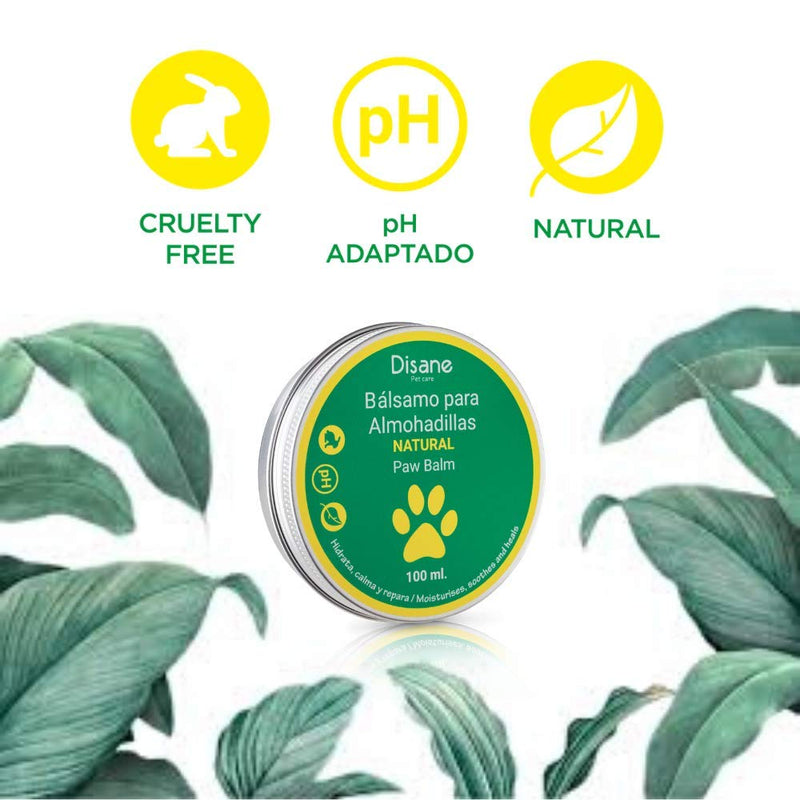 Disane Natural Dog Paw Balm 100 ml | Balm for Dry, Irritated and Inflamed Pads | Moisturizes, Soothes and Dog's Paws - PawsPlanet Australia