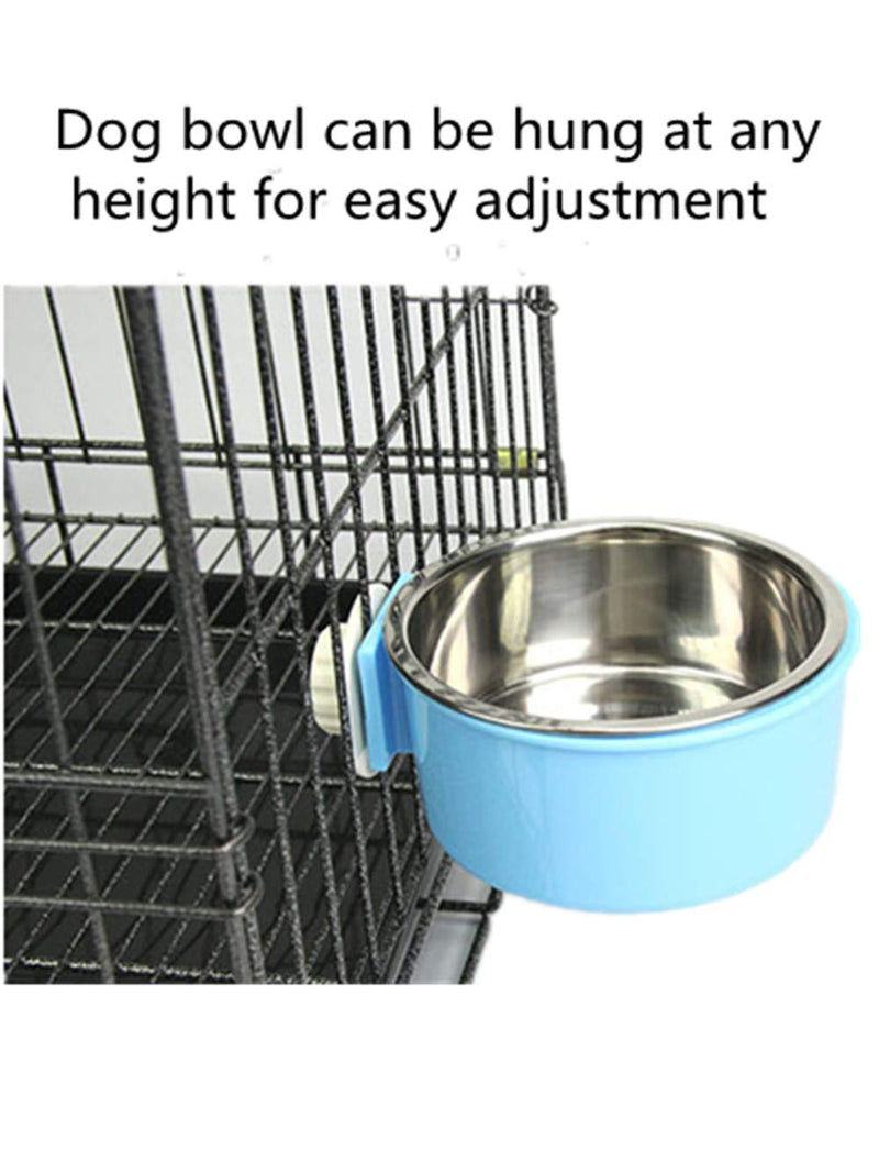 2-in-1 dog bowl ,dog bowls with stand stainless steel pet dog water bowl travel , for crate and cage small animals such as cats and dogs Suitable for small and medium dogs L - PawsPlanet Australia