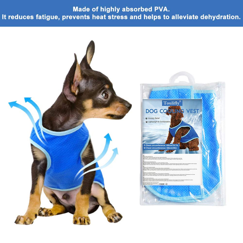 Dog Cooling Vest, Dog Cooling Jacket, Dog Cooling Coat, Multi-Layer Cooling Jacket for Dogs, Dog Ice-cooling Harness Coats, Pet Cooler Vest with Magic Tape for Puppies Dogs,Breathable Mesh Ice Vest - PawsPlanet Australia