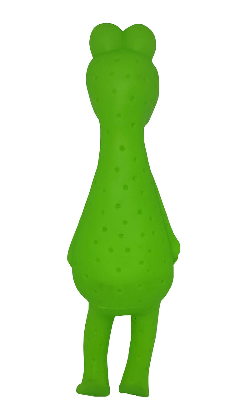 Nitmoi Products Frog Squeak Dog Toy Measures 9.00 Inches x 2.75 Inches Green Or Red - PawsPlanet Australia