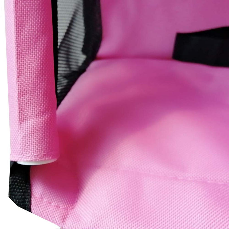 SWIHELP Dog Car Seat Upgrade Portable Pet Dog Booster Car Seat with Clip-On Safety Leash and PVC Support Tube,Perfect for Small Pets(Light Pink) - PawsPlanet Australia