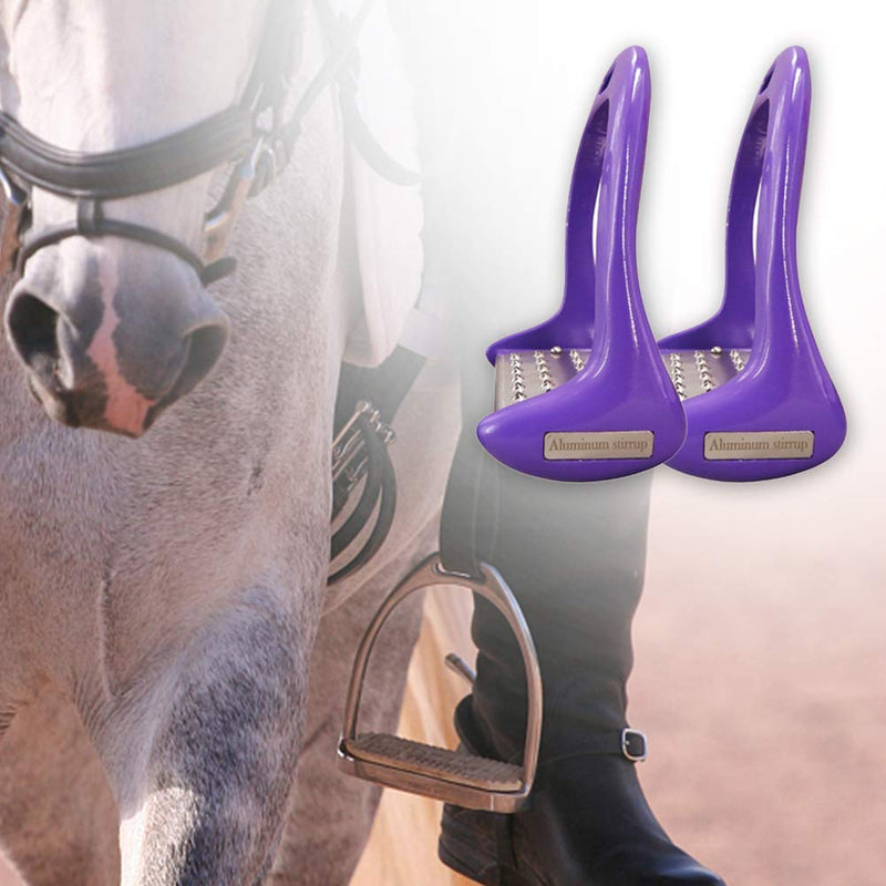 1 Pair Horse Stirrups,Anti Slip Aluminum Safety Stirrups Horse Riding Equestrian Horse Stirrups - PawsPlanet Australia