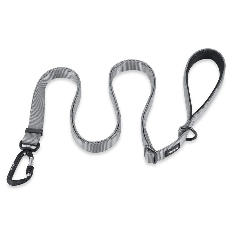 Hyhug Classic Dog Leashes, The improved version of the adjustable long leash, the adjustment range: between 10 inches and 6 feet (Large, Sleet Gray) Large - PawsPlanet Australia