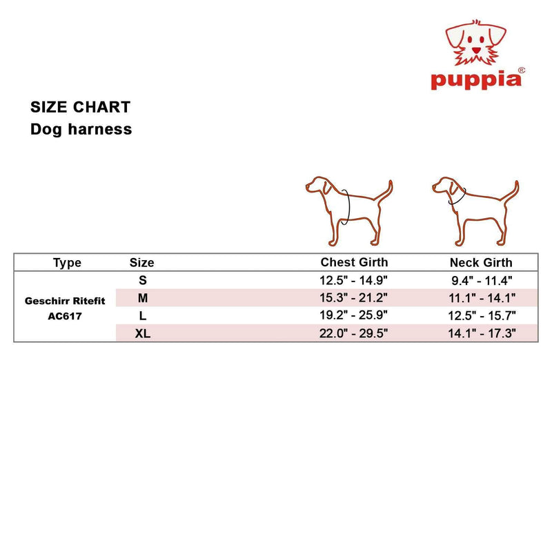 Puppia RiteFit Harness Small Beige - PawsPlanet Australia