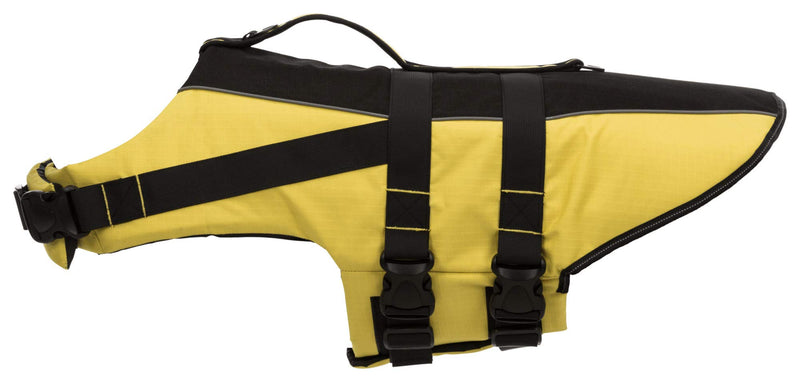 Trixie 30125 Life Jacket for Dogs, XS, Black/Yellow - PawsPlanet Australia
