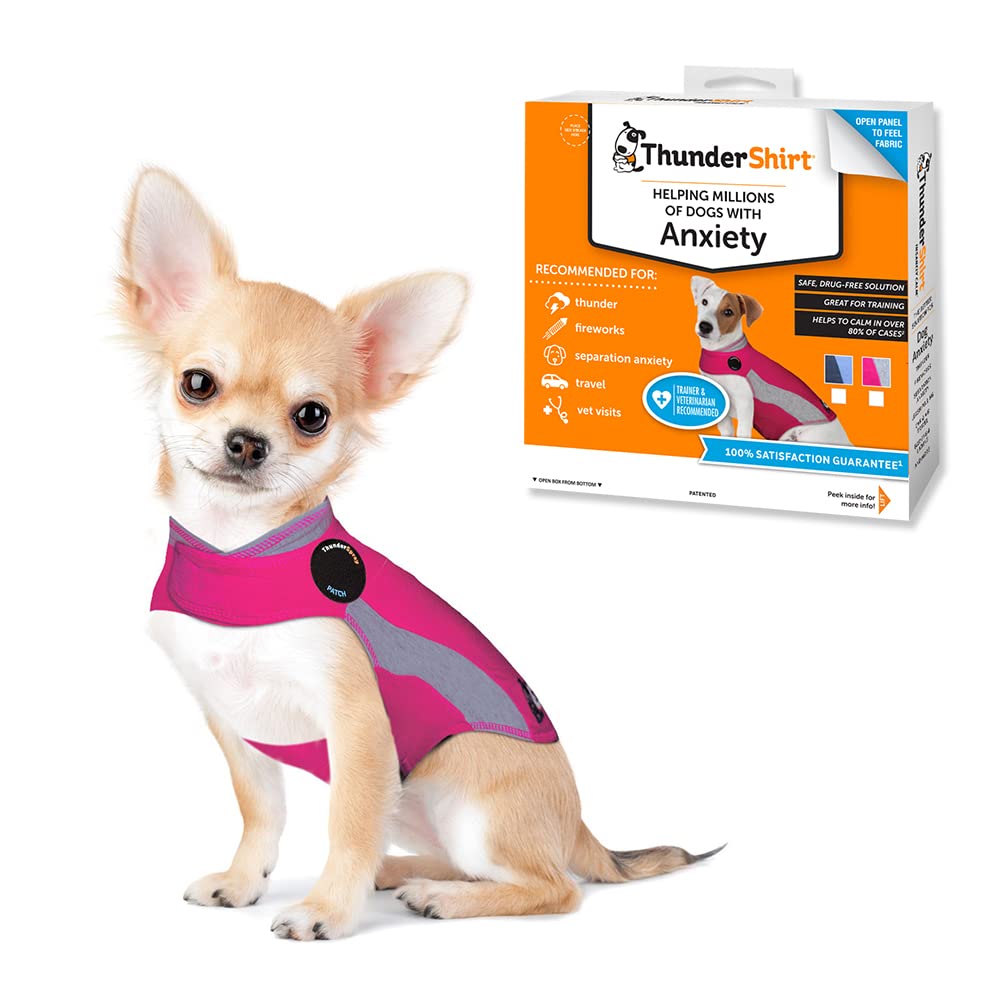 Thundershirt Polo - calming vest for dogs rose xxs - PawsPlanet Australia