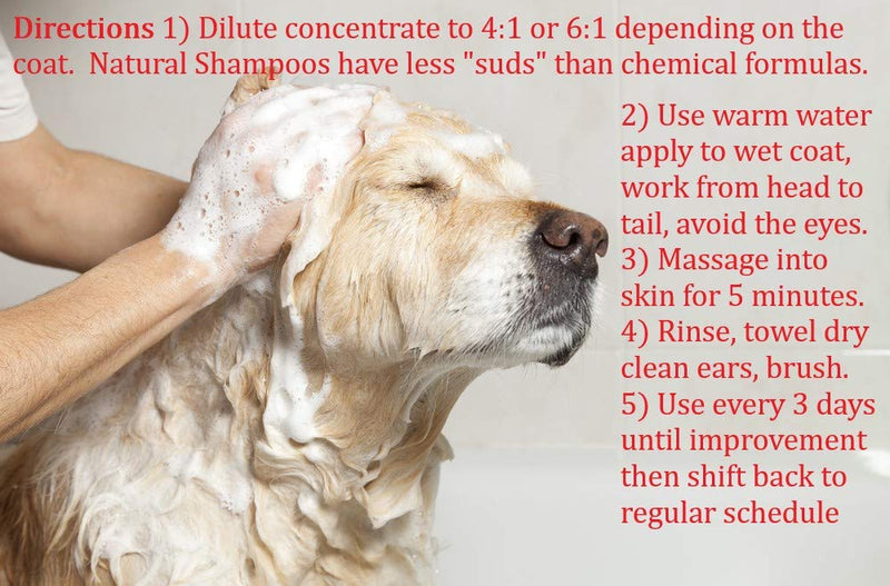 [Australia] - Natural Dog Shampoo for Dry Itchy Sensitive Skin- Allergy Relief formula. Dog Bath for Smelly Dogs. with Tea Tree Oil that Soothes Hot Spots & Conditions. 