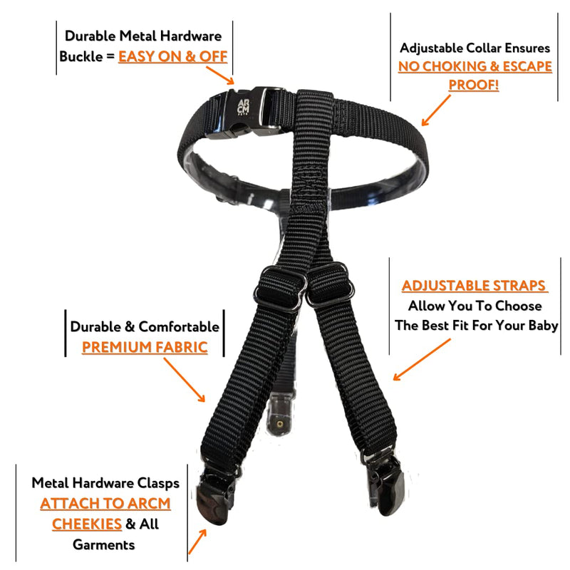 ARCM Pets Halos Pet & Dog Suspenders | Guaranteed No Choke & No Escaping | Ideal To Keep Pet & Dog Diapers On Small - PawsPlanet Australia
