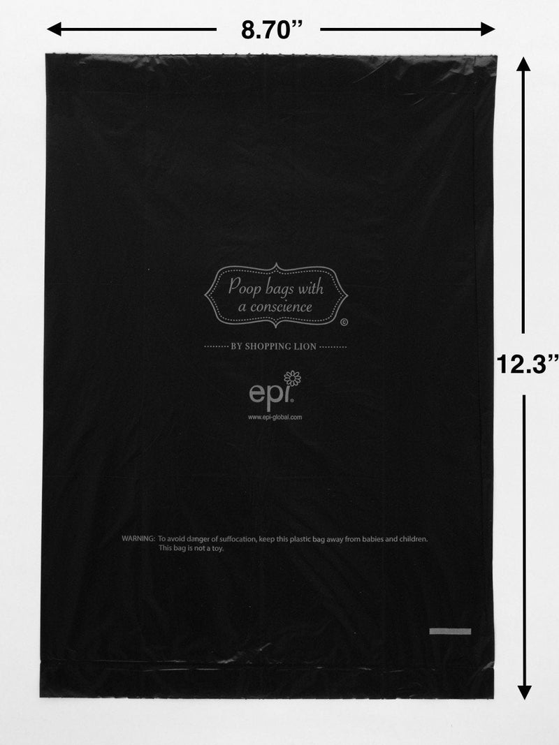 ShoppingLion Poop Bags 1040, 720, 60 or 20 Dog Poop Bags with Dispenser and Leash Clip, Guaranteed Leak-Proof, Extra Thick and Strong Poop Bags for Dogs, Dog Waste Bags Made with EPI Technology 1 Dispenser 1 Dispenser, 20 Bags - PawsPlanet Australia