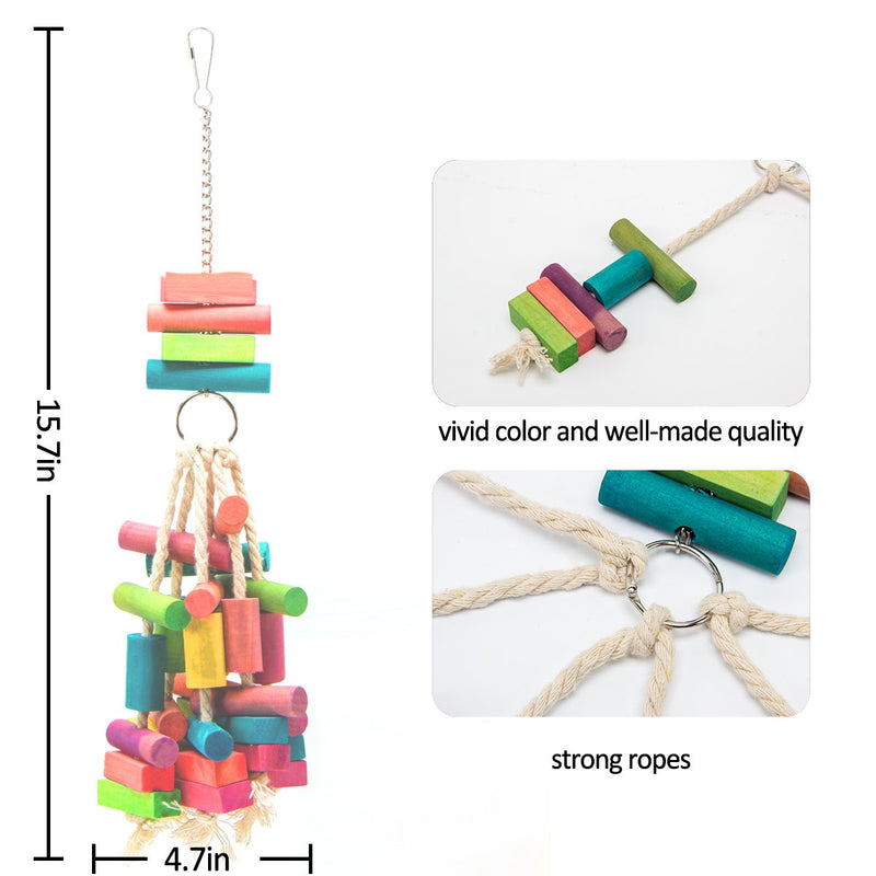 [Australia] - MEWTOGO Bird Parrot Chewing Foraging Toys for Conures African Grey Parrot Toy 