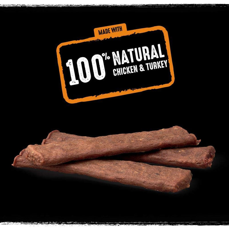 Crave Dog Treat, High Protein Strips, Grain Free, Chicken with Turkey, 7x55g - PawsPlanet Australia