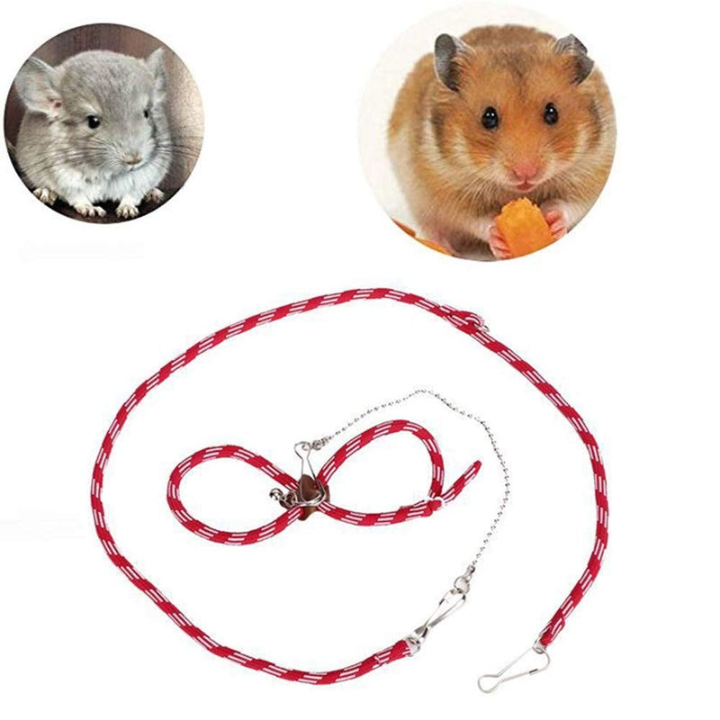 NA Adjustable Pet Hamster Harness Rope Harness and Leash for Small Animals - PawsPlanet Australia