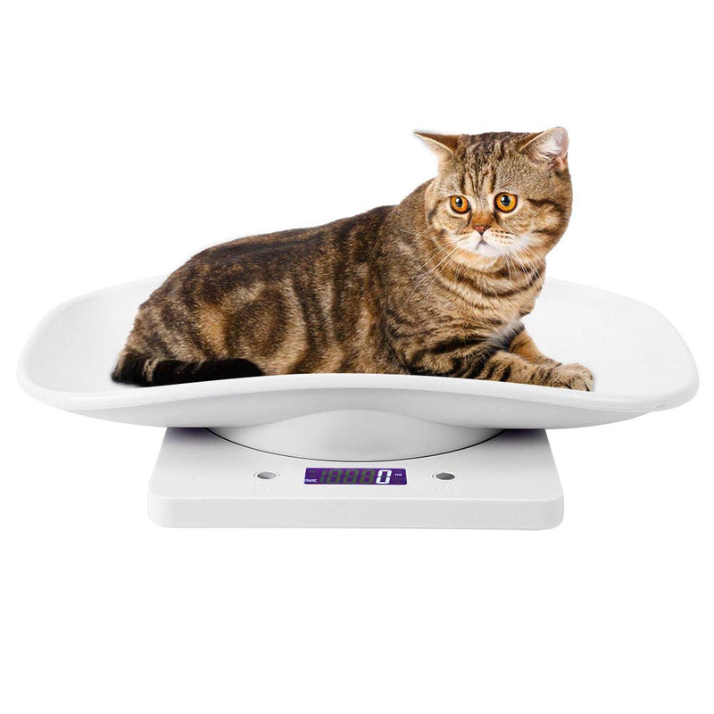 Pet Scale,10kg/1g Digital Small Pet Weight Scale for Cats Dogs Measure Tool Electronic Kitchen Scale Perfect for Toddler/Puppy/Cat/Dog/Adult for home and cl - PawsPlanet Australia