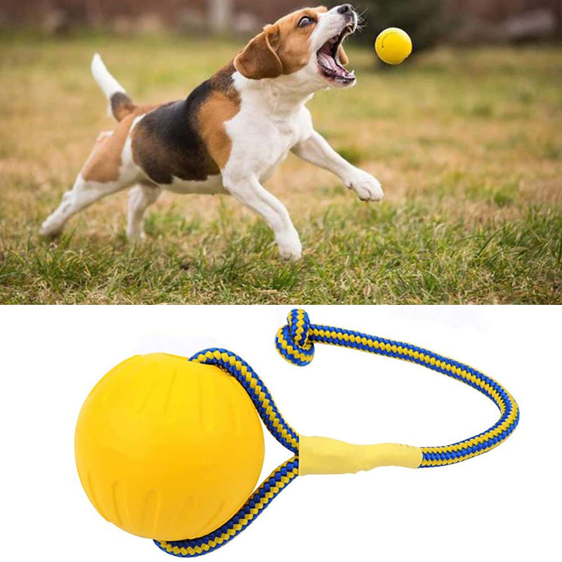NALCY Dog Training Ball, Pet Dog Training Ball, Durable Dog Supplies, Outdoor Training Fetch Bite Chew Interactive Rope Ball, For Small Large Dog, Rope Ball Gifts for Your Dog - PawsPlanet Australia