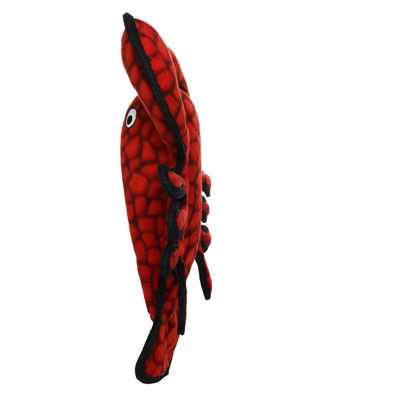 [Australia] - TUFFY - World's Tuffest Soft Dog Toy - Ocean Larry Lobster -Squeakers - Multiple Layers. Made Durable, Strong & Tough. Interactive Play (Tug, Toss & Fetch). Machine Washable & Floats. Regular 