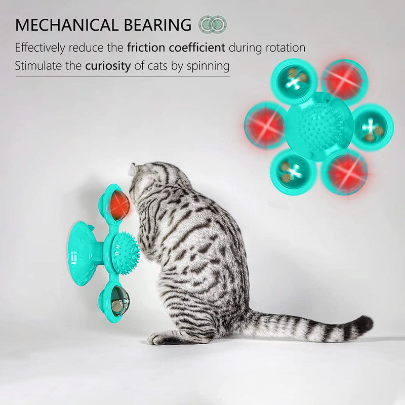 Puspoch Pet Cat Toys Interactive Cat Toys for Indoor Cats with Cat Nips Toy Ball, Cat Wheel Toy, Cat Wheel Exerciser Toys with Catnip Toys, Kitten Toys, Cat Exercise Wheel, Cat Treat Toy - PawsPlanet Australia