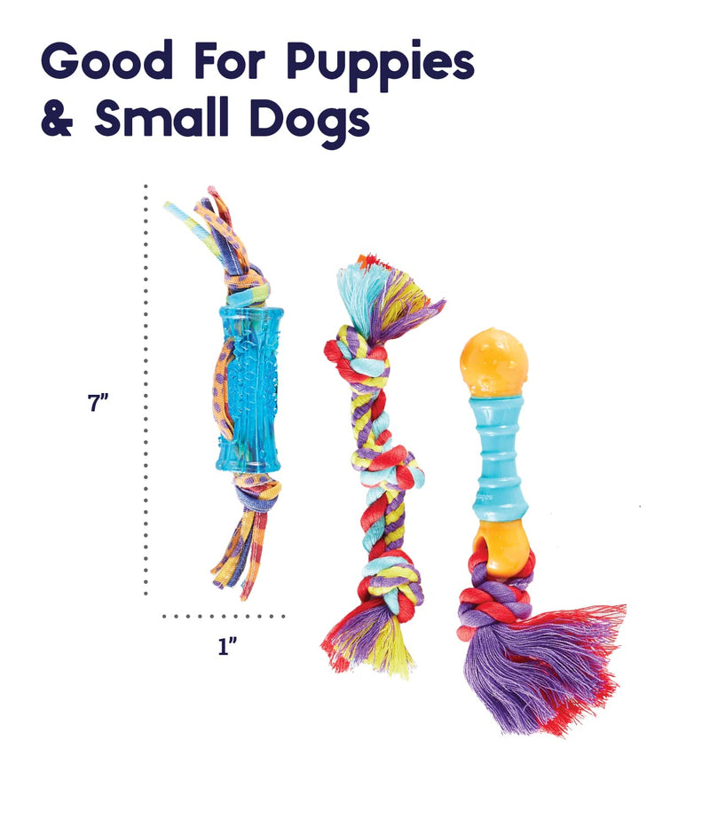 Petstages Dental and Teething Dog Chew Toys Dental Chew 3 Pk - PawsPlanet Australia