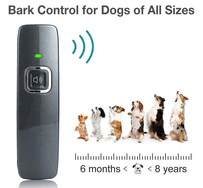 Upgraded Anti Dog Barking Device, Stop Dog Bark Ultrasonic Handheld Anti-Bark Device Dogs Bark Stopper, Safe & Human for Indoor Outdoor Training Use - PawsPlanet Australia