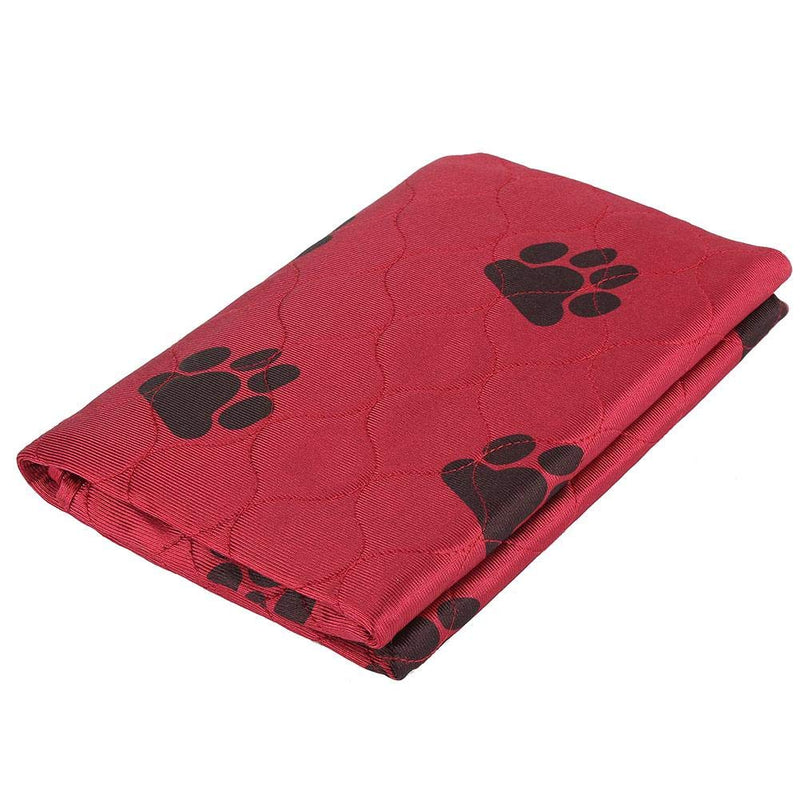 80 * 90Cm Red Reusable Waterproof Dog Changing Pad-Affordable And Durable Pet Pad - PawsPlanet Australia