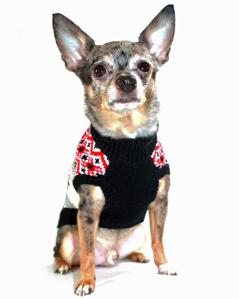 Hip Doggie HD 7MSTN XS Moose Lodge Sweater – Dog Sweater – XS - PawsPlanet Australia