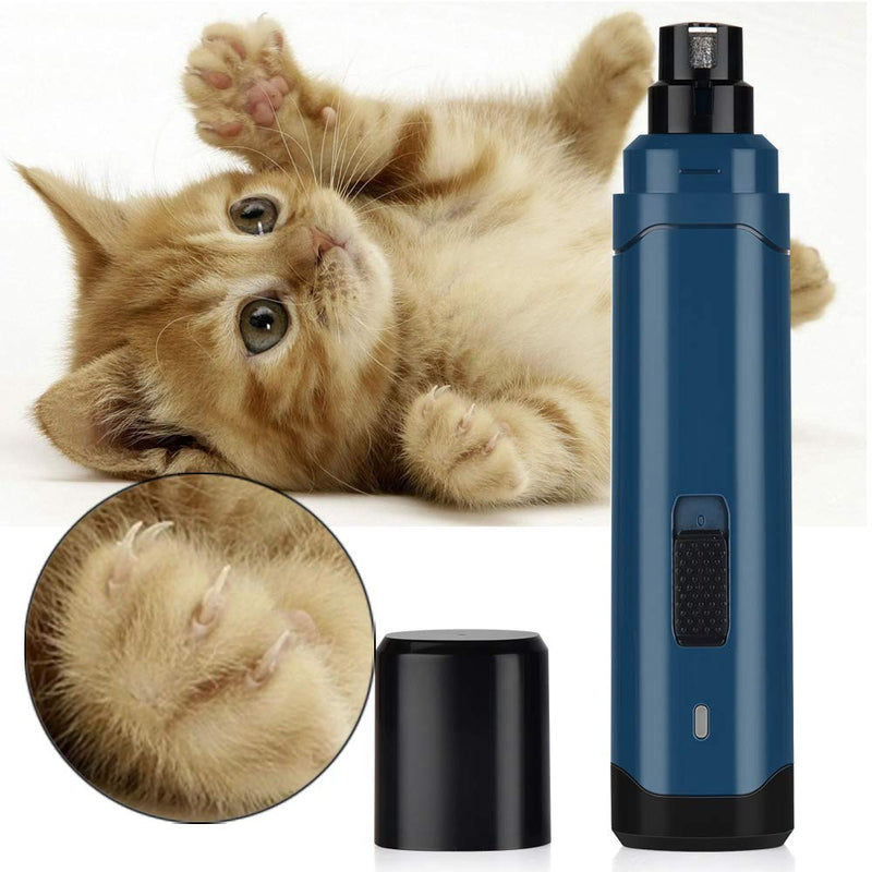 cfmour Dog Nail Grinder Trimmer - Upgraded Electric Rechargeable Pet Nail Professional 2-Speed Painless Paws Grooming & Smoothing for Small Medium Large Dogs & Cats - PawsPlanet Australia