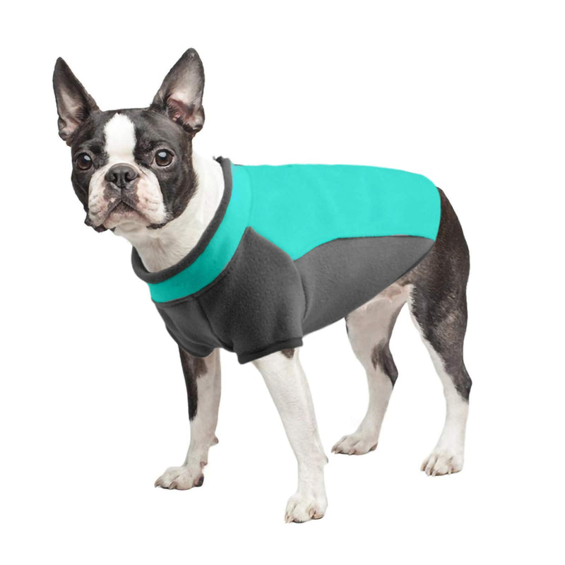 ABRRLO Fleece Dog Jumper Warm Pet Clothes Puppy Jacket Vest Cat Sweater Coat for Small Medium Dogs XS Blue - PawsPlanet Australia
