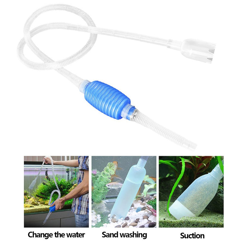[Australia] - Zyyini Fish Tank Cleaner, Hand Suction Practical Simple Water Change Cleaning Tools Use for Aquarium and Other Containers 