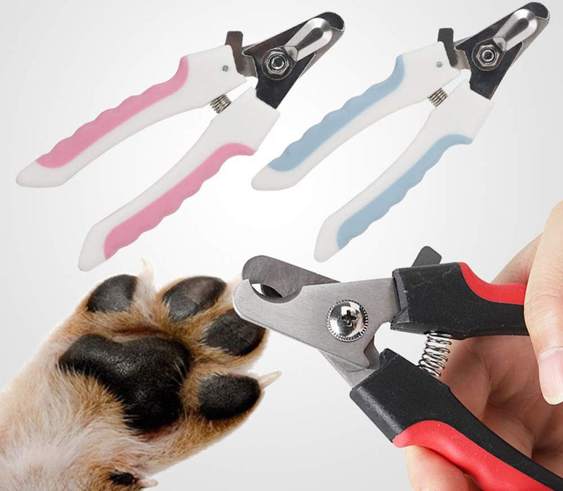 DXIA Dog and Cat Claw and Nail Clipper, Pet Nail Trimmers for Small Animals, Cat Claw Cutters Scissors for Guinea Pigs, Birds, Puppies, Kittens, Gerbils, Ferrets, Hamsters and Rabbits (blue) blue - PawsPlanet Australia