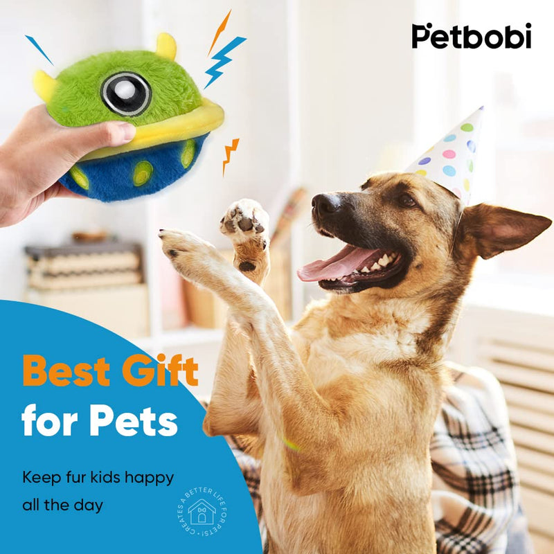 Petbobi Interactive Dog Toys Active Rolling Ball for Dogs with Battery Operated, Include Self Moving Balls and Chewable Plush Cover for Small and Medium Dogs to Chase and Self Play, Mysterious Bobby - PawsPlanet Australia