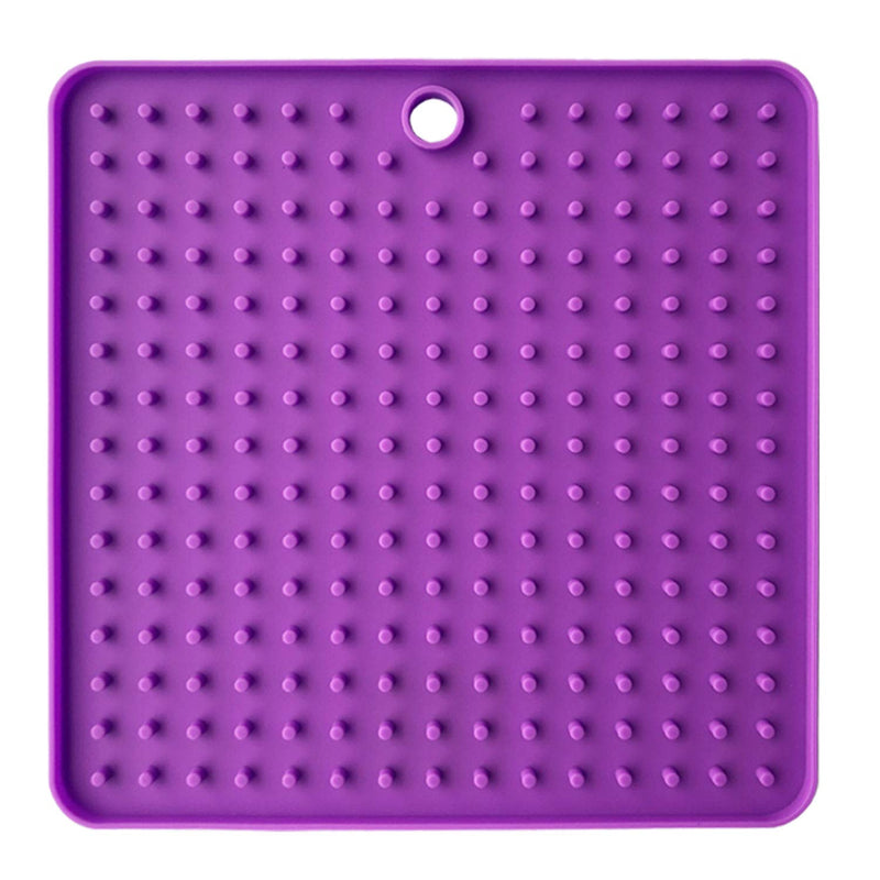 Petstuff Lick Mat For Dogs (Purple and Grey) 2 Pack Purple and Grey - PawsPlanet Australia