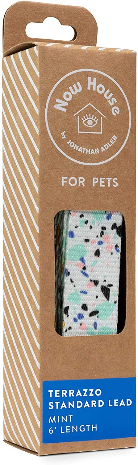 [Australia] - Jonathan Adler: Now House Mint Terrazzo Multi-Functional Leash, Stylish and Functional Way to Keep Your Dog Looking Great Standard 