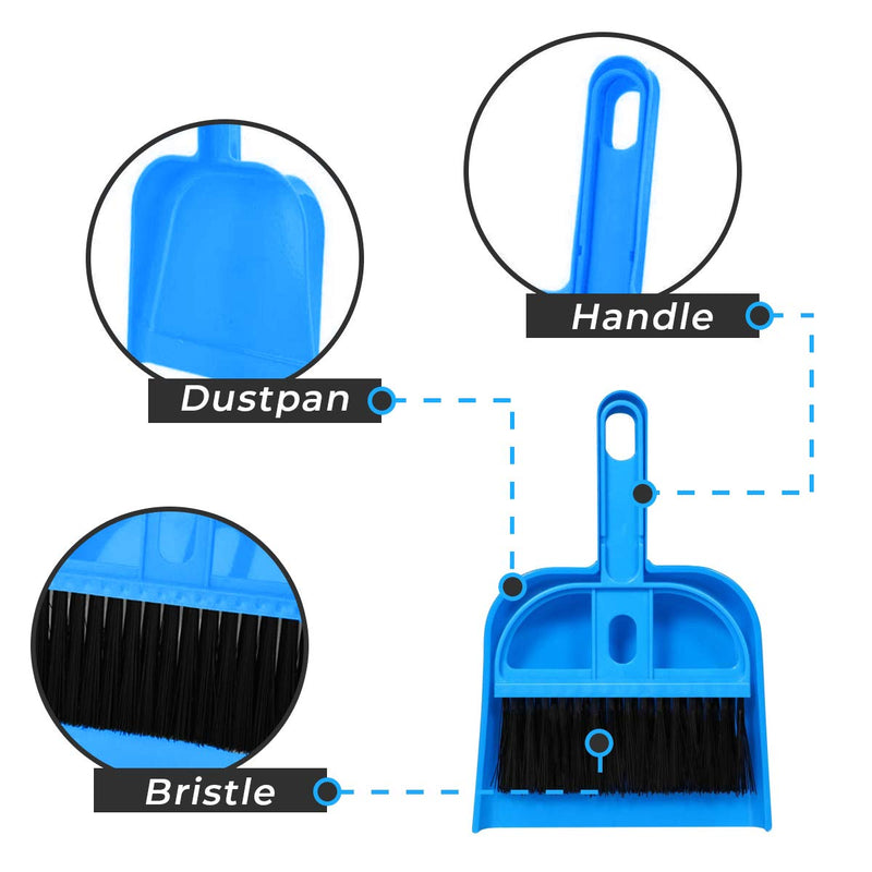 2 Brothers Wholesale Mini Broom and Dustpan Cleaner for Rabbit, Chinchilla, Hedgehog, and Hamster Used for Animal Litter - PawsPlanet Australia