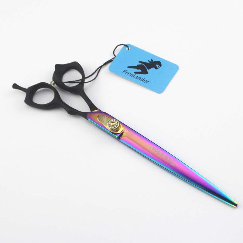 Moontay 8.0" Professional Japan 440c Pet Grooming Scissors With Screw for Pet Grooming (Chunker scissor) Chunker scissor - PawsPlanet Australia