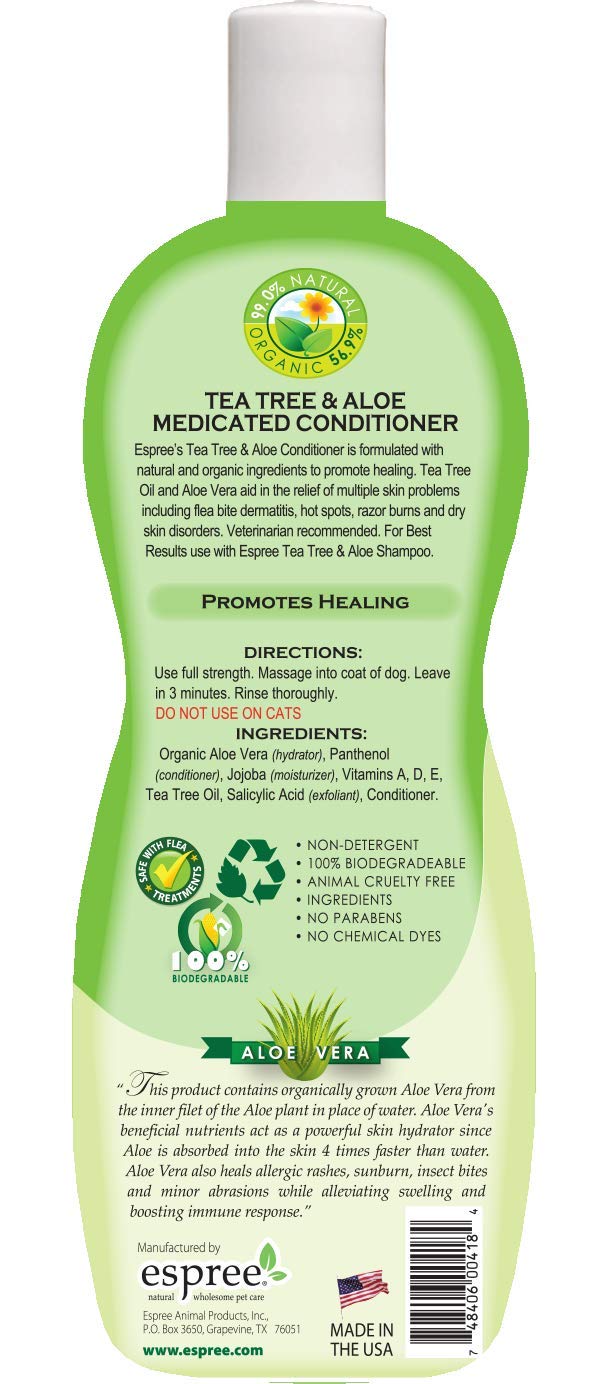 Espree Tea Tree & Aloe Medicated Conditioner for Dogs, 591 ml - PawsPlanet Australia