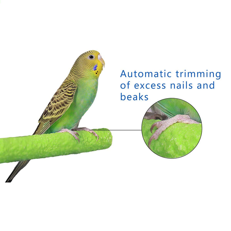 Aumuca Bird Perch Stand Bird Rope Perch Bird Toys 3 Pcs for Parakeets Cockatiels, Conures, Macaws, Lovebirds, Finches 39 inch (Pack of 3) - PawsPlanet Australia