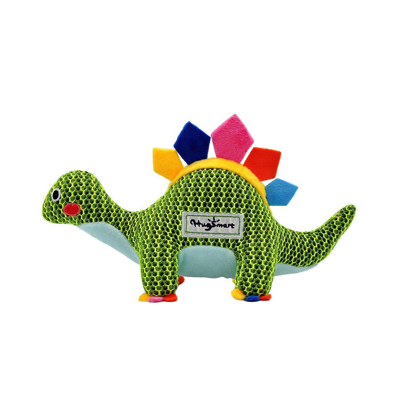 [Australia] - HugSmart Pet - Dinosaur Land | Squeaky Plush Dog Toys | Tough Plush Toy for Strong Chewers | Stuffed Textured Toys for Puppy Small Medium Breeds - Teething and Fetching 
