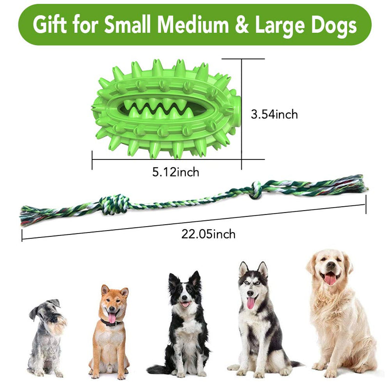 Dog Chew Toy Toothbrush Teeth Cleaning Toy 2020 New Upgraded |Cactus Shaped Indestructible Tough Interactive Dog Toy | Dog Rope Toy for Small, Large Dogs and Aggressive Chewers green - PawsPlanet Australia