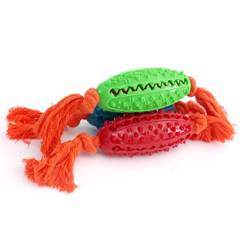 Dog Toys for Aggressive Chewers, Tough Twisted Rope Candy Shape Toy,Teeth Cleaning Brush Dental for Small Medium Large Dog, Puppy,Snack Holding Dog Toy, Tough Interactive Toys(Green) green - PawsPlanet Australia