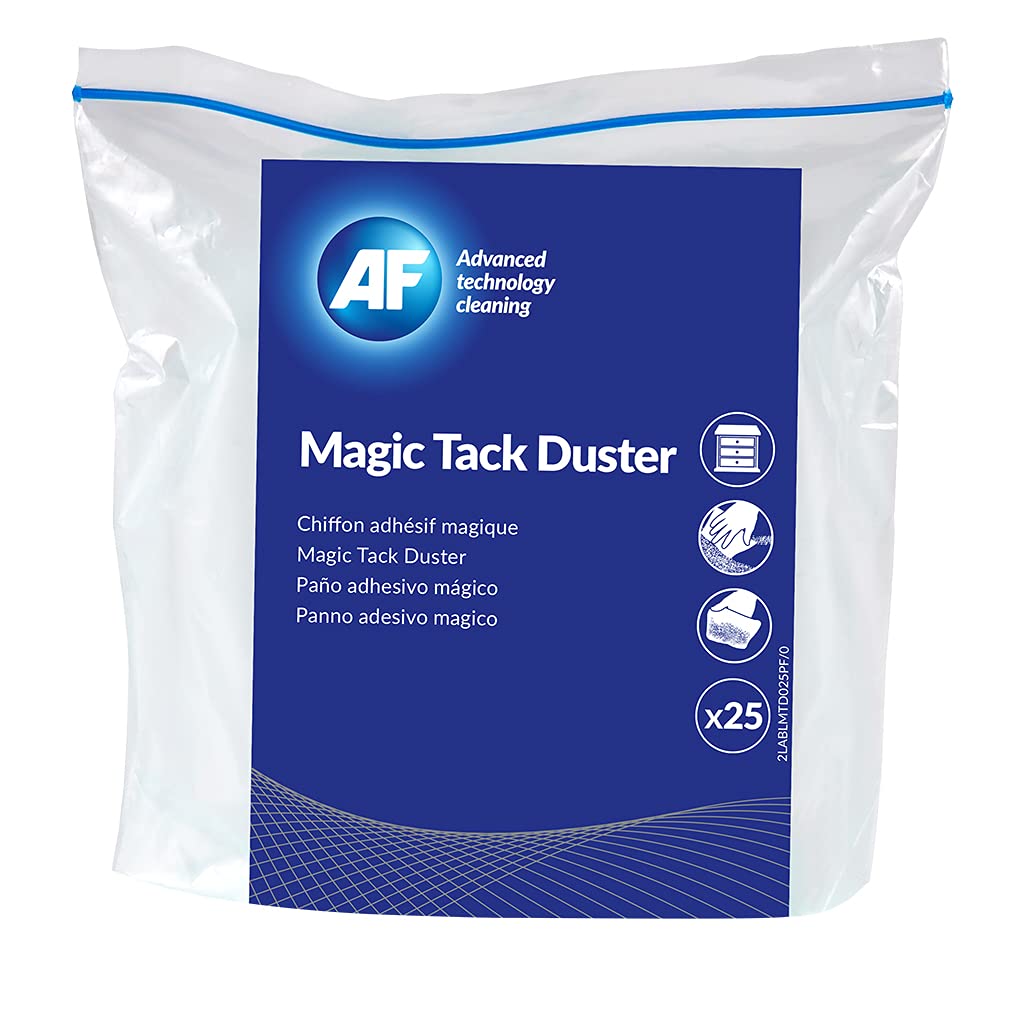 AF Magic Tack Cloth Duster - 25 Tack Cloths for Cleaning Dust from Surfaces After Sanding, Painting, DIY 40 x 45cm - PawsPlanet Australia