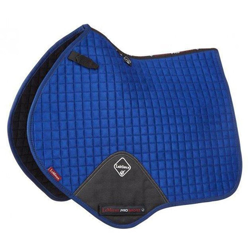 LeMieux Unisex's ProSport Suede Close Contact Saddle Pad, Plum, Small/Medium - PawsPlanet Australia