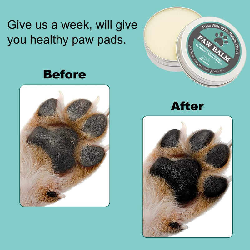 [Australia] - EXPAWLORER 100% Natural Pet Paw Protection Wax Paw Balm for Dogs and Cats, Foot Protection, Cracked and Dry Paws and Noses 