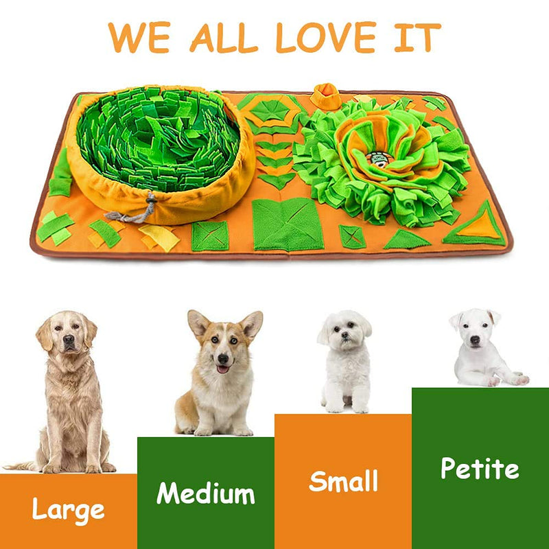 AWOOF Snuffle Mat for Large Dogs,Dog Snuffle Mat Interactive Feed Game for Boredom Stress Relief IQ Training Dogs Sniffing Mat Encourages Natural Foraging Skills for Small Medium Large Dogs - PawsPlanet Australia