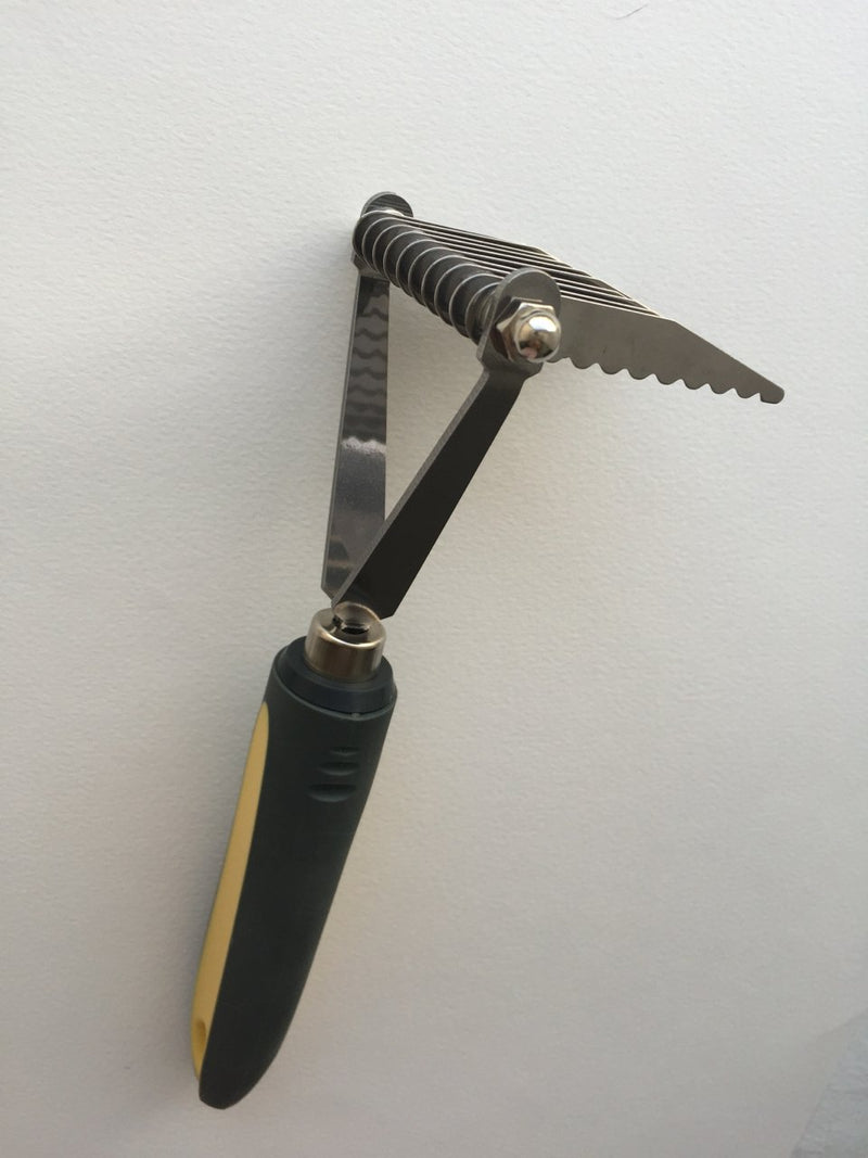 [Australia] - Pixikko 10-Blade De-Matting Tool Comb/Rake for Medium/Long Hair Dogs & Cats 