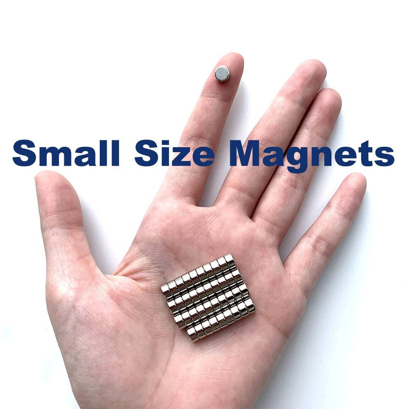 40 pieces 6x3 mm small magnets for crafts - MEALOS mini magnets small button magnets micro magnets neodymium magnets rare earth magnets - round fridge magnets also for miniatures, model making, crafts 6x3mm 40pcs - PawsPlanet Australia