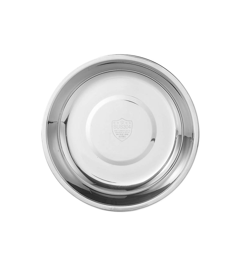 [Australia] - VENTION Global Wansheng Cat Food Dish, Whisker Relief Cat Bowls, Stainless Steel Pet Bowls, Shallow Cat Dish, Dog Food Bowls, 10-42 Oz SET OF 2 5 4/5 Inch-Outer Dia. 