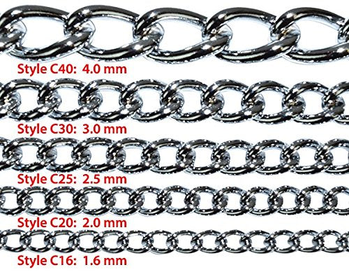 [Australia] - Hamilton Extra Heavy Choke Chain Dog Collar Chrome Plated 30" Ex-Heavy 